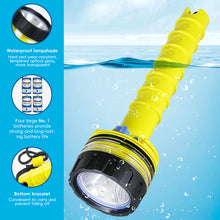 Load image into Gallery viewer, Professional Diving Flashlight Long-Endurance Waterproof LED Long-Range Underwater Lighting Equipment
