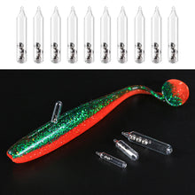 Load image into Gallery viewer, 10PCS Lure Soft Bait Rattles With Glass Beads Attract Fish Noise Maker Fishing Supplies
