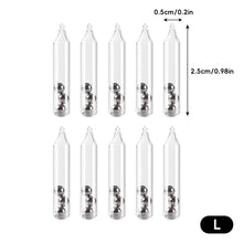 Load image into Gallery viewer, 10PCS Lure Soft Bait Rattles With Glass Beads Attract Fish Noise Maker Fishing Supplies
