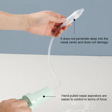 Load image into Gallery viewer, Pull Type Baby Nasal Suction Device Manual Negative Pressure Cleaning for Newborns Nasal Mucus Nasal Excrement Nasal Congestion Nasal Washing Device

