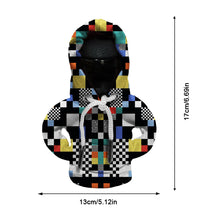 Load image into Gallery viewer, Mosaic Pattern Car Gear Decoration Hoodie Digital Printing Gear Lever Gear Lever Mini Hood Protective Cover
