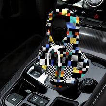 Load image into Gallery viewer, Mosaic Pattern Car Gear Decoration Hoodie Digital Printing Gear Lever Gear Lever Mini Hood Protective Cover
