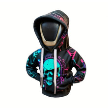 Load image into Gallery viewer, Creative Skull Car Gear Lever Hooded Clothes Car Gear Lever Cover Small Hoodie Car Interior Gear Shift Cover
