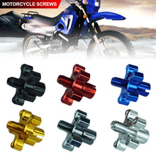 Load image into Gallery viewer, CNC Aluminum Alloy Motorcycle Cluth Adjustment Plugs Screws for Race Large Displacement Motorcycle
