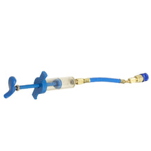 Load image into Gallery viewer, Car 30Ml 1Oz A/C Oil/Dye Injector with Low Side Quick Coupler Adapter 1/4 Air Conditioning Automotive Oiler Injection Syringe
