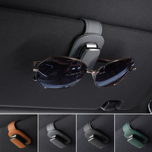 Load image into Gallery viewer, Super Fiber Leather Car Eyeglass Storage Holder Clip Sun Visor Sunglasses Holder Auto Interior Accessories
