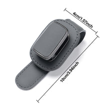 Load image into Gallery viewer, Super Fiber Leather Car Eyeglass Storage Holder Clip Sun Visor Sunglasses Holder Auto Interior Accessories
