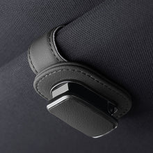 Load image into Gallery viewer, Super Fiber Leather Car Eyeglass Storage Holder Clip Sun Visor Sunglasses Holder Auto Interior Accessories
