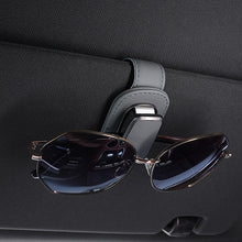 Load image into Gallery viewer, Super Fiber Leather Car Eyeglass Storage Holder Clip Sun Visor Sunglasses Holder Auto Interior Accessories
