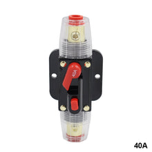 Load image into Gallery viewer, Automobile Truck Resettable Fuse Short Protection Fuse Holder Resettable Circuit Breaker 20A 30A 40A 50A 60A 80A 100A 125A 150A

