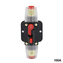 Load image into Gallery viewer, Automobile Truck Resettable Fuse Short Protection Fuse Holder Resettable Circuit Breaker 20A 30A 40A 50A 60A 80A 100A 125A 150A
