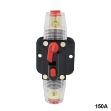 Load image into Gallery viewer, Automobile Truck Resettable Fuse Short Protection Fuse Holder Resettable Circuit Breaker 20A 30A 40A 50A 60A 80A 100A 125A 150A
