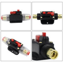 Load image into Gallery viewer, Automobile Truck Resettable Fuse Short Protection Fuse Holder Resettable Circuit Breaker 20A 30A 40A 50A 60A 80A 100A 125A 150A
