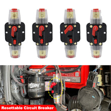Load image into Gallery viewer, Automobile Truck Resettable Fuse Short Protection Fuse Holder Resettable Circuit Breaker 20A 30A 40A 50A 60A 80A 100A 125A 150A

