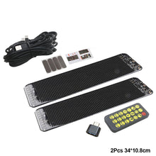 Load image into Gallery viewer, 1/2Pcs Car Soft LED Demon Eyes Screen Pixel Panel Light DIY Programmable Flexible Decoraive Light For Car Truck Board Windshield
