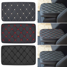 Load image into Gallery viewer, Universal Car PU Leather Center Console Box Pad Protector Armrest Pad Cover Non-slip Leather Auto Decoration Styling Arm Rest
