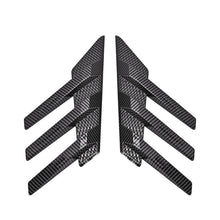 Load image into Gallery viewer, Universal 2Pcs Car Rear Windshield Side Spoiler Rear Wing Trim Side Vents Decoration General Window Louvers Exterior Decorative
