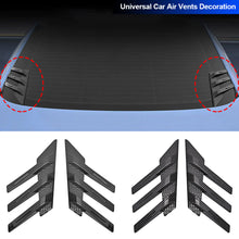 Load image into Gallery viewer, Universal 2Pcs Car Rear Windshield Side Spoiler Rear Wing Trim Side Vents Decoration General Window Louvers Exterior Decorative
