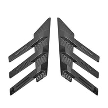 Load image into Gallery viewer, Universal 2Pcs Car Rear Windshield Side Spoiler Rear Wing Trim Side Vents Decoration General Window Louvers Exterior Decorative
