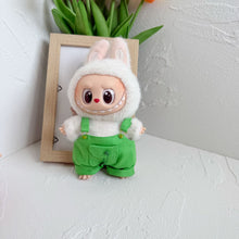 Load image into Gallery viewer, Miniature Colorful Overall Suit for 17cm Labubu Dolls Cute DIY Doll Clothes Fashion Accessories Lovely Outfit Gifts for Girls Friends
