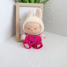 Load image into Gallery viewer, Miniature Colorful Overall Suit for 17cm Labubu Dolls Cute DIY Doll Clothes Fashion Accessories Lovely Outfit Gifts for Girls Friends

