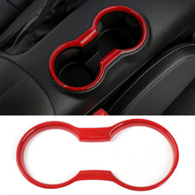 Load image into Gallery viewer, Carbon Fiber Car Interior Trim Molding Cup Holder Cover Accessories for Ford Mustang 2015- 2022
