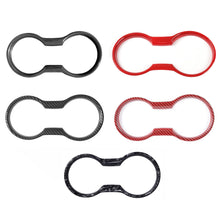 Load image into Gallery viewer, Carbon Fiber Car Interior Trim Molding Cup Holder Cover Accessories for Ford Mustang 2015- 2022
