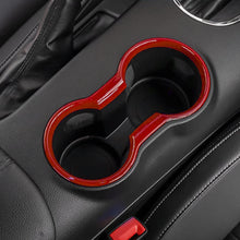 Load image into Gallery viewer, Carbon Fiber Car Interior Trim Molding Cup Holder Cover Accessories for Ford Mustang 2015- 2022
