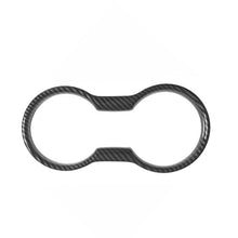Load image into Gallery viewer, Carbon Fiber Car Interior Trim Molding Cup Holder Cover Accessories for Ford Mustang 2015- 2022
