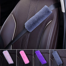 Load image into Gallery viewer, 1PC Car Seat Belt Cover Seatbelt Shoulder Plush Warmer Pad Comfortable Driving Seat Belt Vehicle Accessories

