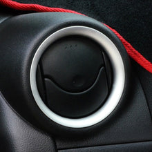 Load image into Gallery viewer, 2Pcs Car Air A/C Vent Ring Cover Trim Frame Sticker Accessories for Nissan Micra March K13 2011 - 2017
