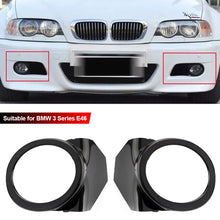 Load image into Gallery viewer, Car Front Bumper Fog Light Ring Cover Lamp Grille Surround Trim Replacement Left or Right for BMW 3 E46 M3 Sport 2000-2005
