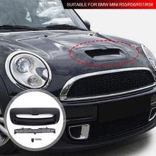 Load image into Gallery viewer, 2Pcs/Set Car Engine Air Outlet Cover Trim Front Engine Hood Vent Trim Perfect Match for Mini Cooper S R55 R56 R57 R58 07-14
