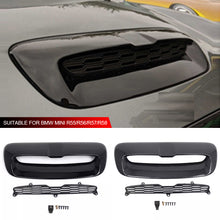 Load image into Gallery viewer, 2Pcs/Set Car Engine Air Outlet Cover Trim Front Engine Hood Vent Trim Perfect Match for Mini Cooper S R55 R56 R57 R58 07-14
