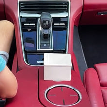 Load image into Gallery viewer, Car Center Control Storage Box Cup Holder Console Pocket Seat Pocket Organizer Coin Collector Square
