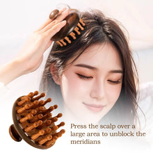 Load image into Gallery viewer, Multi-Functional Sandalwood Scalp Massage Comb Therapy Massage Comb Head Hair Comb Body Beautify Massage Care Comb
