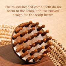 Load image into Gallery viewer, Multi-Functional Sandalwood Scalp Massage Comb Therapy Massage Comb Head Hair Comb Body Beautify Massage Care Comb
