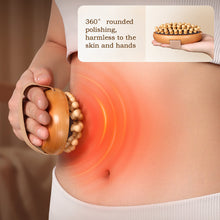 Load image into Gallery viewer, Multi-Functional Body Anti Cellulite Cushion Meridian Brush Wooden Spa Air Cushion Massage Comb Scalp Body Massage Brush
