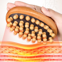 Load image into Gallery viewer, Multi-Functional Body Anti Cellulite Cushion Meridian Brush Wooden Spa Air Cushion Massage Comb Scalp Body Massage Brush
