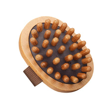 Load image into Gallery viewer, Multi-Functional Body Anti Cellulite Cushion Meridian Brush Wooden Spa Air Cushion Massage Comb Scalp Body Massage Brush

