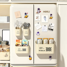 Load image into Gallery viewer, Magnetic Shelf Storage Rack Household refrigerator side Storage Box Large Capacity Home Refrigerator Kitchenware Storage and Classification
