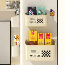 Load image into Gallery viewer, Magnetic Shelf Storage Rack Household refrigerator side Storage Box Large Capacity Home Refrigerator Kitchenware Storage and Classification
