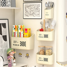 Load image into Gallery viewer, Magnetic Shelf Storage Rack Household refrigerator side Storage Box Large Capacity Home Refrigerator Kitchenware Storage and Classification
