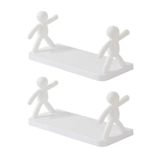 Load image into Gallery viewer, Creative Storage Rack No Drilling Funny Storage Board Self-Adhesive Wall-Mounted Organizer Toilet Bathroom Cosmetics Storage Rack
