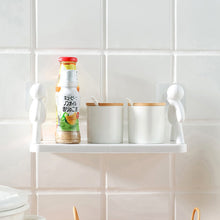 Load image into Gallery viewer, Creative Storage Rack No Drilling Funny Storage Board Self-Adhesive Wall-Mounted Organizer Toilet Bathroom Cosmetics Storage Rack

