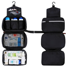 Load image into Gallery viewer, Multi-Layer Foldable Hanging Toiletry Bag eco-friendly nylon Cosmetic Organizer Waterproof for Bathroom Storage Camping Travel Use
