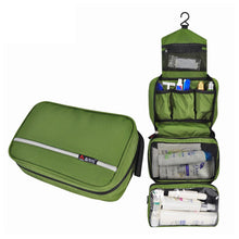 Load image into Gallery viewer, Multi-Layer Foldable Hanging Toiletry Bag eco-friendly nylon Cosmetic Organizer Waterproof for Bathroom Storage Camping Travel Use

