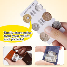 Load image into Gallery viewer, Japan Travel Coin Organizer with Detachable PVC Pouch &amp; Carabiner Hook Multi-Slot Plastic Wallet for Yen Coins
