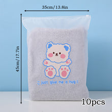Load image into Gallery viewer, 10Pcs Travel Portable Clothes Shoes Storage Waterproof Transparent Drawstring Cosmetic Bag Girl Clear Makeup Bag Organizer
