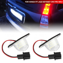 Load image into Gallery viewer, Car LED Number License Plate Error Free for Honda Crv 1995-2015 Fit Jazz Crosstour Odyssey Stream Freed Logo Insight HRV FRV
